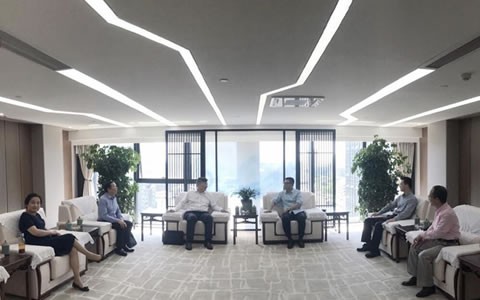 杭州市“三会”常务副会长兼秘书长李强煜一行走访新葡京手机客户端