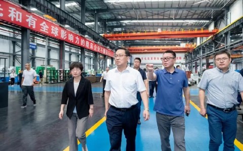 金华市委书记朱重烈调研新葡京手机客户端股份
